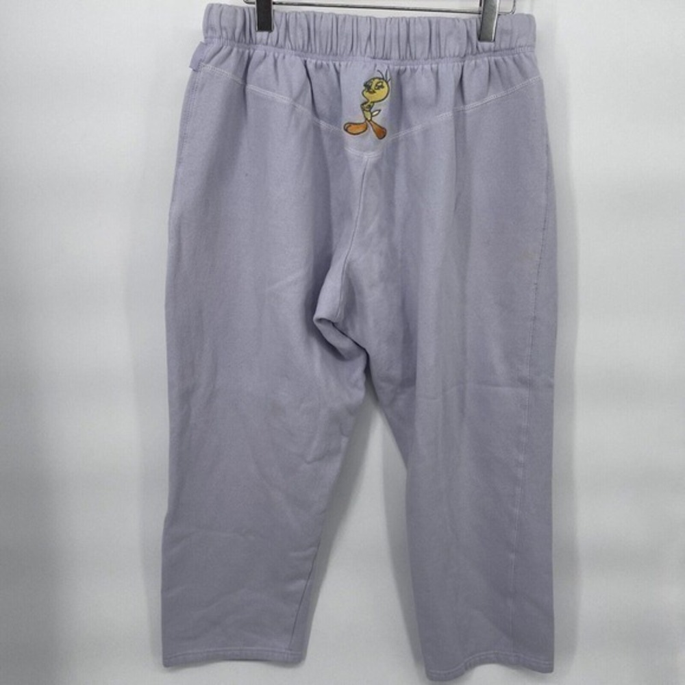 Vintage Y2K Pale Purple Tweety Bird Looney Tunes Jogger Sweatpants Size XXL‎ - Picture 6 of 6